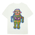 Color Robot Woodcut Printed Tshirt for Men's Wear Cotton Menswear Shortsleeve Hoodie, Sweatshirt | RetroVerseTees.com