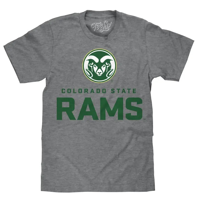 Colorado State University Rams T-Shirt - Gray Hoodie, Sweatshirt | RetroVerseTees.com
