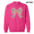 Colorful Brushstroke Bow Sweatshirt 'NLB' T-Shirts, Hoodie | RetroVerseTees.com