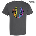 Colorful Cheetah Monogram Comfort Colors T-Shirt 'NLB' Hoodie, Sweatshirt | RetroVerseTees.com