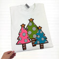 Colorful Christmas Tree Patch Sweatshirt T-Shirts, Hoodie | RetroVerseTees.com