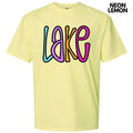 Colorful Lake Comfort Colors T-Shirt 'NLB' Hoodie, Sweatshirt | RetroVerseTees.com