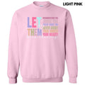 Colorful Let Them Sweatshirt 'NLB' T-Shirts, Hoodie | RetroVerseTees.com