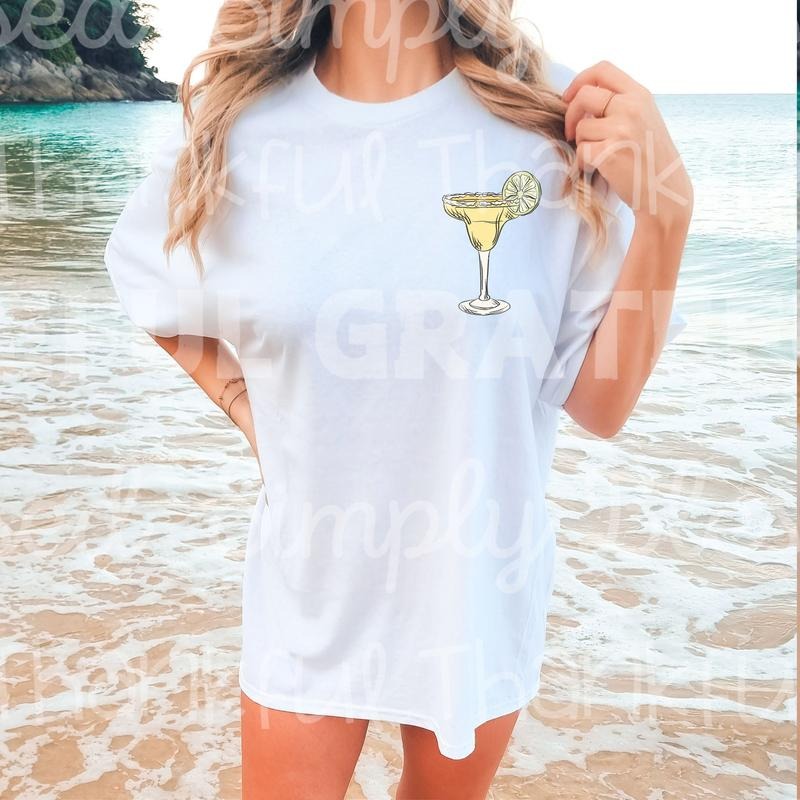 Colorful Margarita Sippin' With Patch DTF Transfers - THIS IS NOT A SHIRT Hoodie, Sweatshirt | RetroVerseTees.com