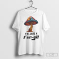 Colorful Mushroom Fun Gil Tee Shirt