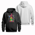 Colorful rabbit bright T-shirt, crewneck sweatshirt, hooded sweatshirt, graffiti color, Fashionable and uninhibited,...