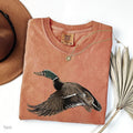 [Comfort Colors] Mallard Duck tee Shirt, Spring Tee, Hunting Season Trendy He's Hunting Unisex Hoodie, Sweatshirt