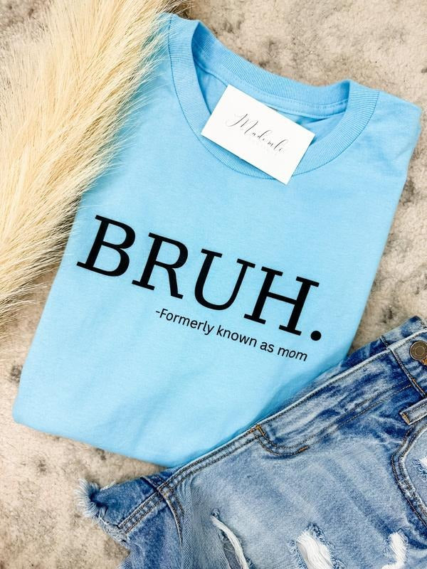 Comfort Colors BRUH Graphic Tee Hoodie, Sweatshirt | RetroVerseTees.com