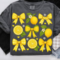 Comfort Colors Coquette Lemon T-Shirt, Preppy Mama Lemon Shirt, Cute Lemon Floral T-Shirt, Lemonade Shirt, Everyday...
