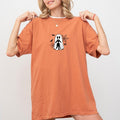 Comfort Colors Ghost Black Cats Halloween Shirt, Ghost Cat Halloween Graphic Printed Tee, Black Cat Unhinged Shirt,...