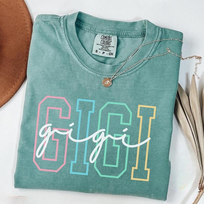 Comfort Colors Gigi T-Shirt, Gigi Tee, Cute Gigi TShirt, Gift for Gigi, Grandma Gift, Grandmother TShirt Hoodie, Sweatshirt