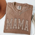 Comfort Colors Leopard Mama T-Shirt, Mothers Day Gift, Mom Shirt, Retro Mama Shirt, Gift For Mom, Mama Shirt, Leopard...