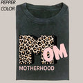 Comfort Colors Leopard Mother Hood T-shirt, Mama Tee, Strong Woman Shirt, Mothers Day Gift Top Womenswear Hoodie, Sweatshirt