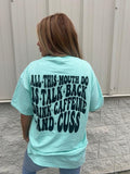 Comfort Colors Mouth Do Graphic Tee Hoodie, Sweatshirt | RetroVerseTees.com