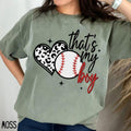 Comfort Colors Not Glitter Baseball Shirt, Baseball Mom Gift, Baseball Mama , Thats My Boy Hoodie, Sweatshirt
