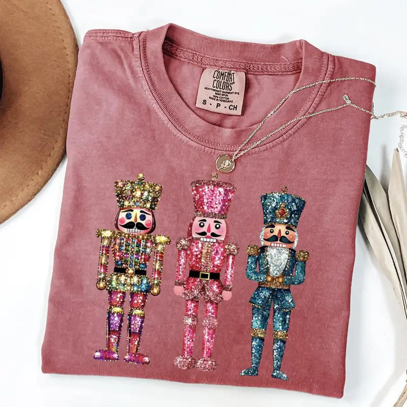 Comfort Colors Nutcracker Christmas Shirt, Cute Vintage Christmas Tee, Christmas Gift Hoodie, Sweatshirt | RetroVerseTees.com