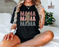 Comfort Colors Retro Mama Shirt, Leopard Mama Shirt, Mom Life Shirt,Motherhood Shirt, Cute Mom Shirt,Mothers Day...