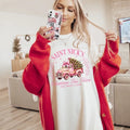 Comfort Colors Saint Nick's Christmas Tree Farm Women's Cotton Graphic T-Shirt