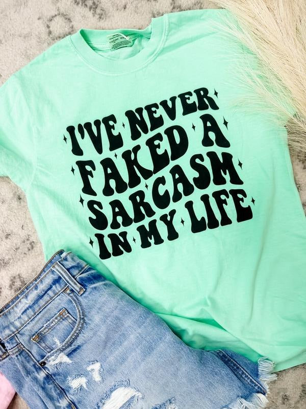 Comfort Colors Sarcasm Graphic Tee Hoodie, Sweatshirt | RetroVerseTees.com