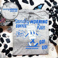 Comfort Colors Sunday Morning Coffee Women's Short Sleeve Casual Cotton Graphic Tshirt with Pocket Accent Design Hoodie,...