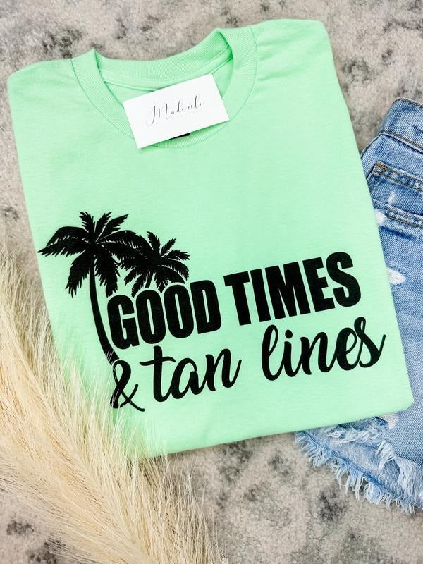 Comfort Colors Tan Lines Graphic Tee Hoodie, Sweatshirt | RetroVerseTees.com