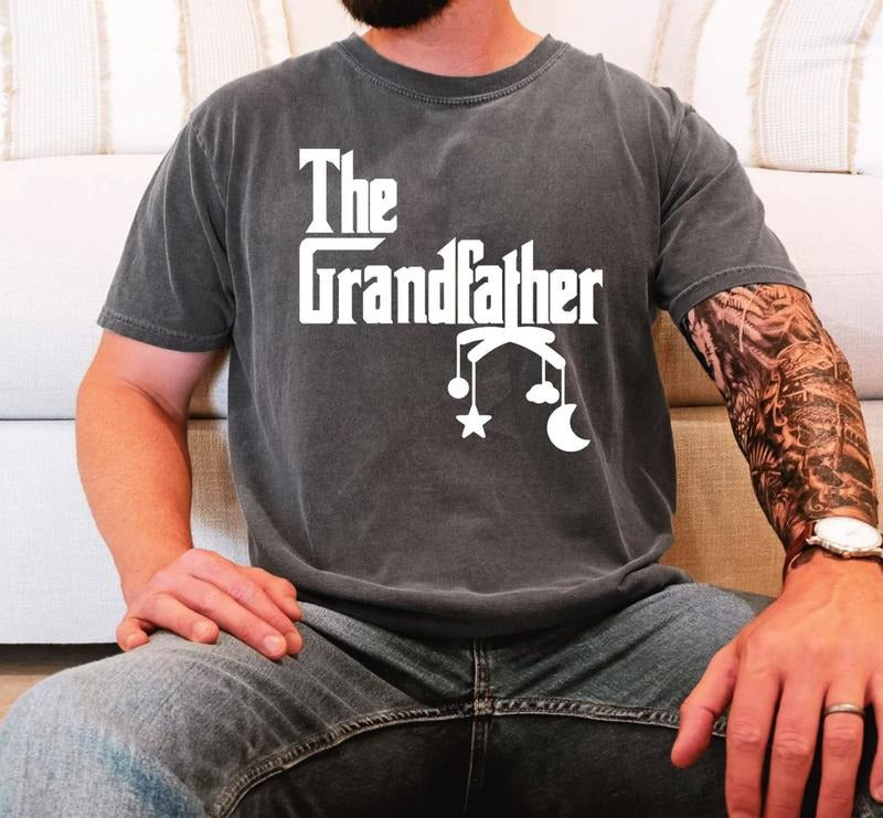 Comfort Colors The Grandfather Shirt Gift For Father's Day, Gift For Grandfather, Cool Grandpa Shirt, Father's Day Gift...