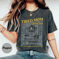 Comfort Colors Tired Moms Club Shirt Bookish Things Booktrovert Book Lover Gifts Fall Book Club Shirt Book Swag...