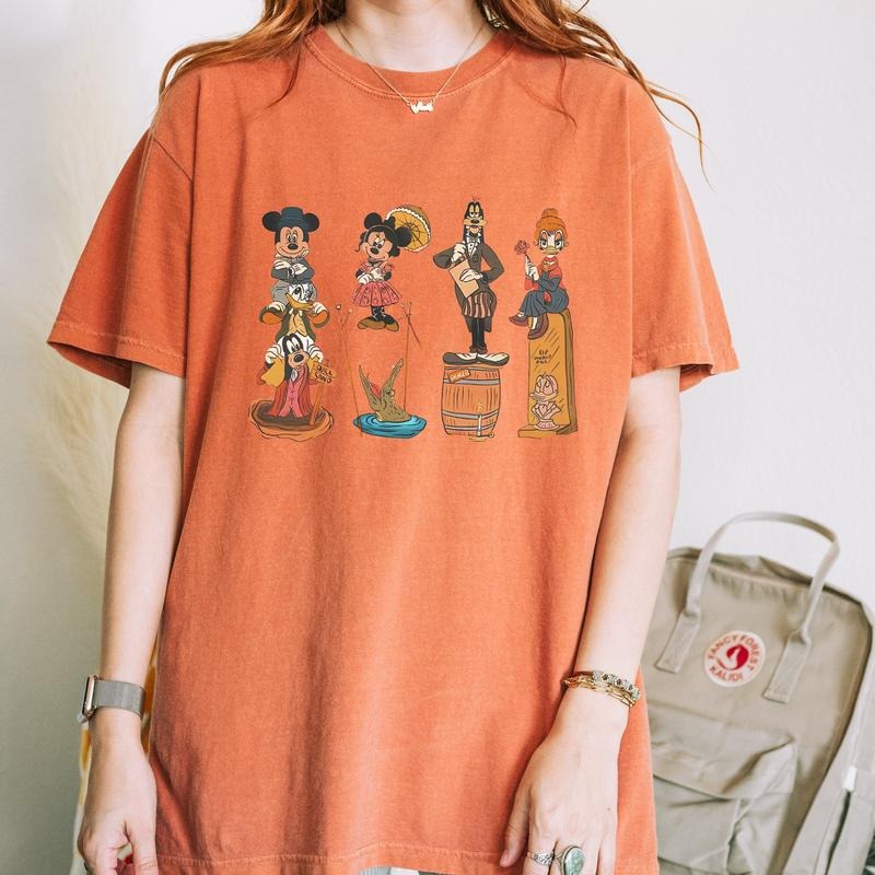 Comfort Colors Vintage Halloween Mou.se And Friends Shirt, Happy Halloween Shirt, Spooky Shirt, Trick Or Treat Tee,...