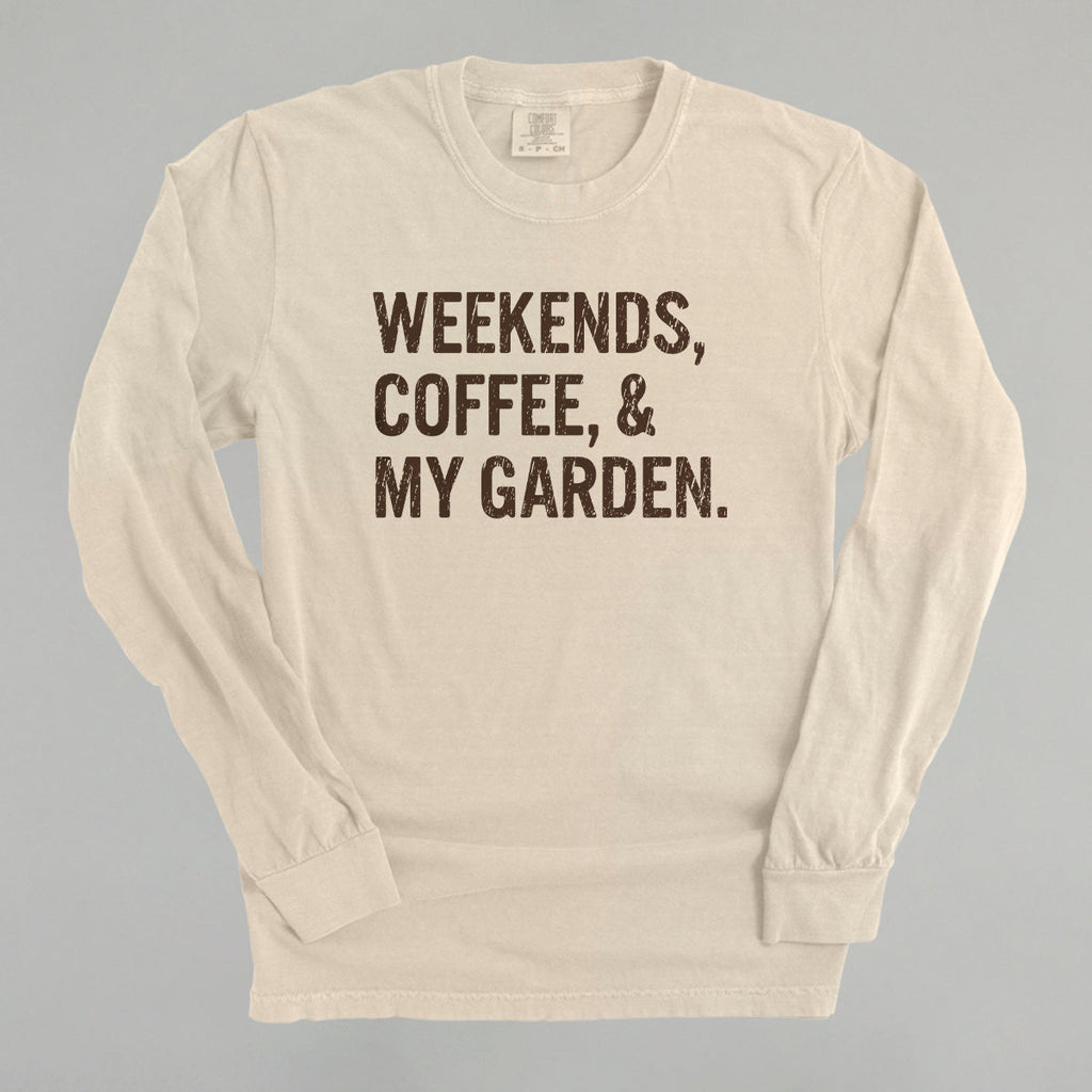 Weekends Coffee & My Garden T-Shirts, Hoodie, Sweatshirt | RetroVerseTees.com (Image 5)