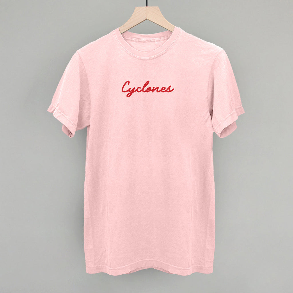 Cyclones Script T-Shirts, Hoodie, Sweatshirt | RetroVerseTees.com (Image 4)