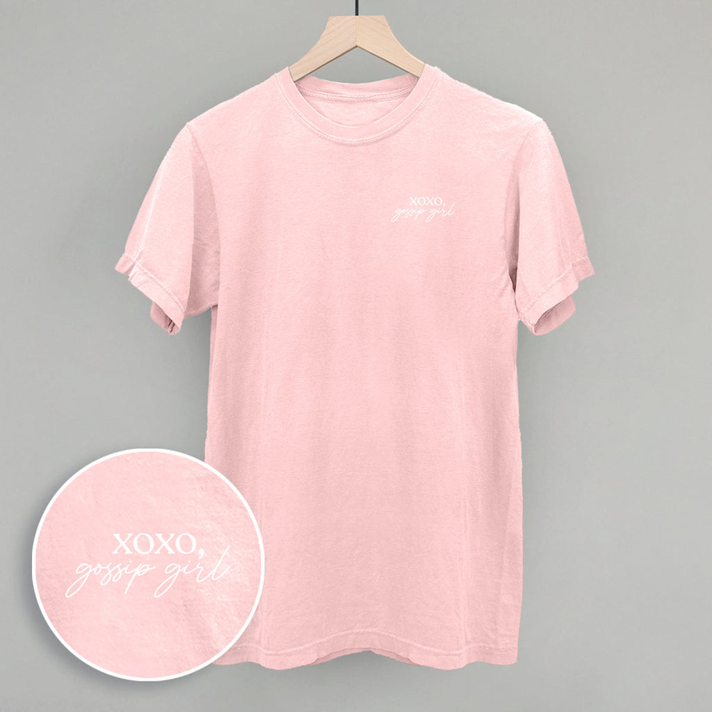 XOXO, Gossip Girl (Left Chest) T-Shirts, Hoodie, Sweatshirt | RetroVerseTees.com (Image 4)