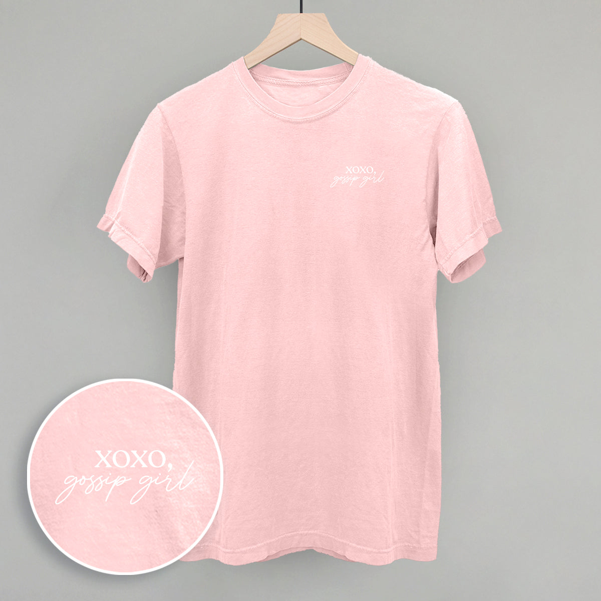 XOXO, Gossip Girl (Left Chest) T-Shirts, Hoodie, Sweatshirt | RetroVerseTees.com (Image 4)
