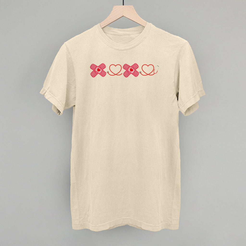 XOXO (Stethoscope + Bandages) T-Shirts, Hoodie, Sweatshirt | RetroVerseTees.com (Image 2)