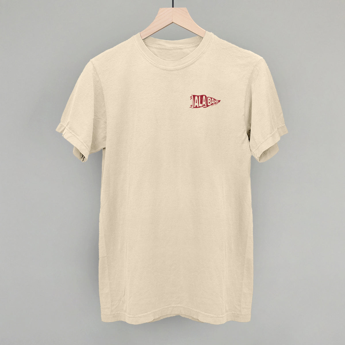 Alabama Pennant Flag (Left Chest) T-Shirts, Hoodie, Sweatshirt | RetroVerseTees.com (Image 3)