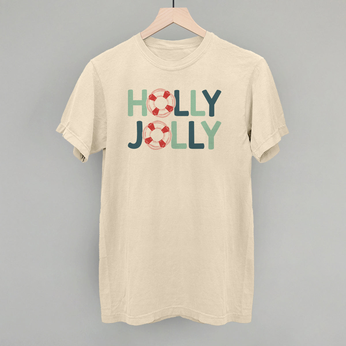 Holly Jolly (Life Saver Buoy) T-Shirts, Hoodie, Sweatshirt | RetroVerseTees.com (Image 4)