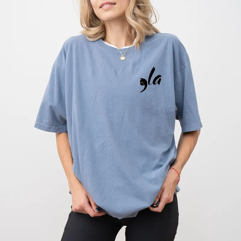 Comma-La Comfort Colors Shirt, Cat Ladies Graphic Tee, Cat Ladies Support Women Unhinged Shirt, Women Power Shirt, Cat...