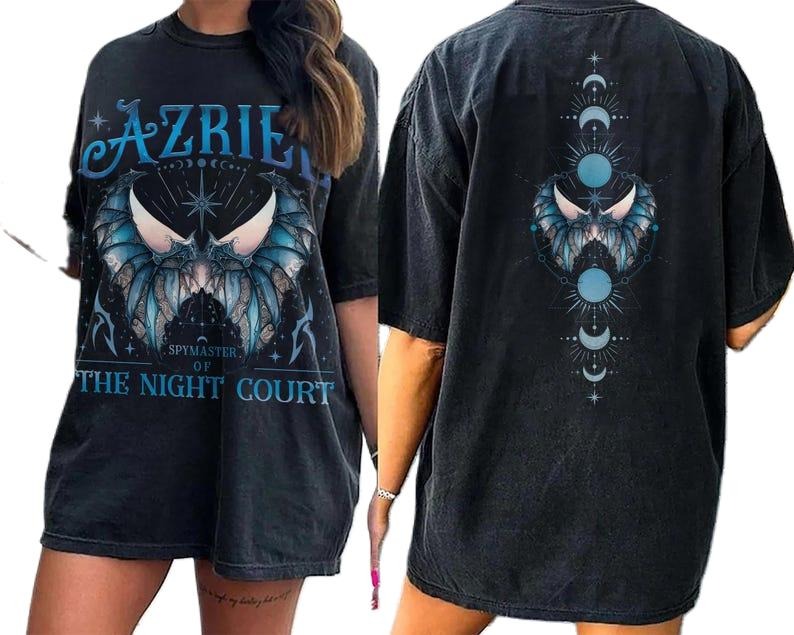 Commander Of The Night Court shirt, Azriel Bat Boys shirt, Acotar Court Crescent City tee, dark romance shirts Hoodie,...