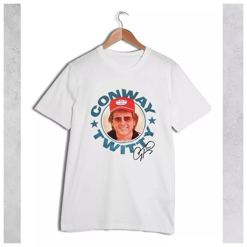 Concert 1970's Conway Twitty Short Sleeve Men All Size T-shirt Hoodie, Sweatshirt | RetroVerseTees.com