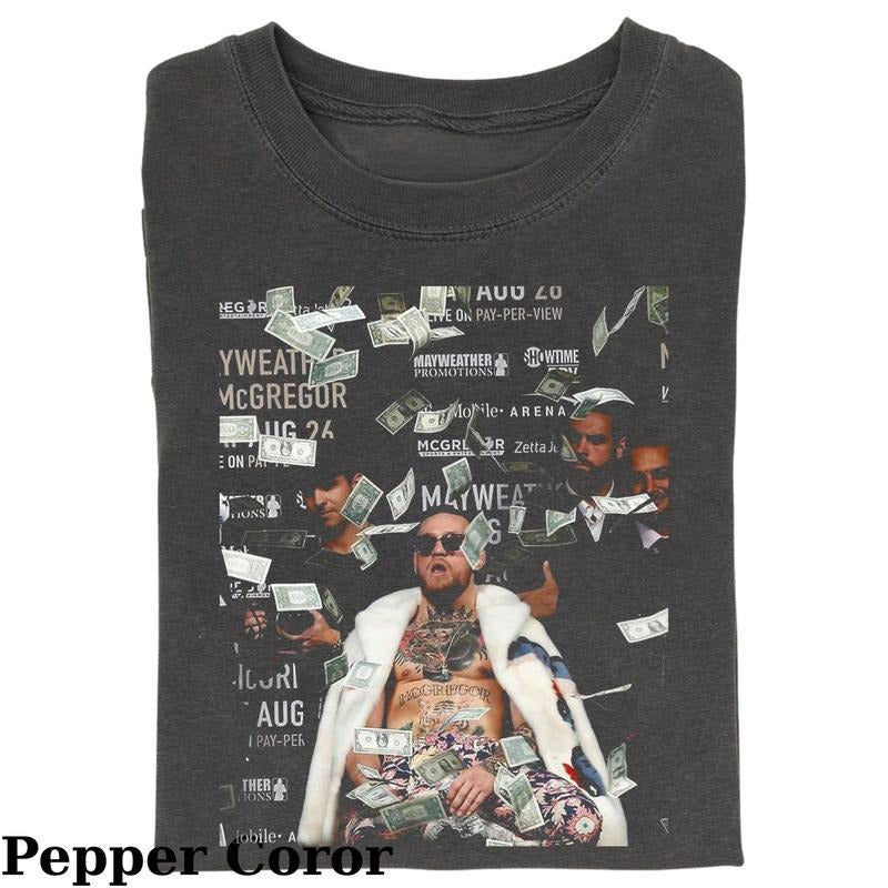 Conor McGregor Tshirt, Vintage 90s Graphic MMA Tee, American Professional Boxer Tee For Man and Woman Unisex T-shirt...