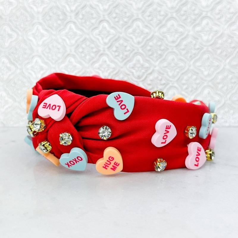 Conversation Hearts Knotted Headband *Final Sale* T-Shirts, Hoodie, Sweatshirt | RetroVerseTees.com
