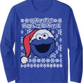Cookie Monster Ugly Christmas Long Sleeve T-Shirt Hoodie, Sweatshirt | RetroVerseTees.com