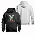 Cool Bunny - themed Apparel Set: T - shirt, Hoodie & Sweatshirt for American Homebodies | RetroVerseTees.com