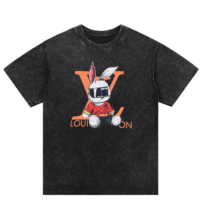 Cool Bunny in LV - inspired: Must - Have Streetwear Tee for US Trendsetters Hoodie, Sweatshirt | RetroVerseTees.com