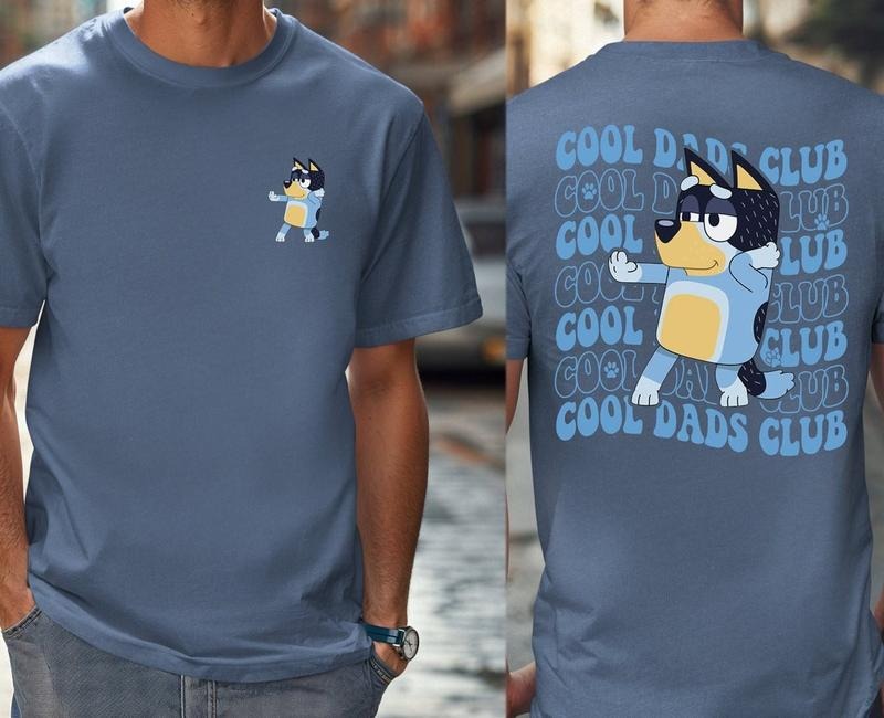Cool Dad Bluey Shirt, Cool Dad Club T-shirt, Bluey Father's Day Shirt Hoodie, Sweatshirt | RetroVerseTees.com