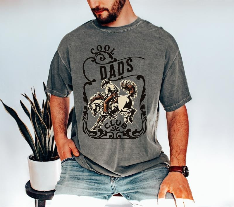 Cool Dads Club Shirt, Cowboy Shirt, Father's Day Gift, Birthday Gift for Dad, Dad to be gift, Cool Dad Tee, Father's...
