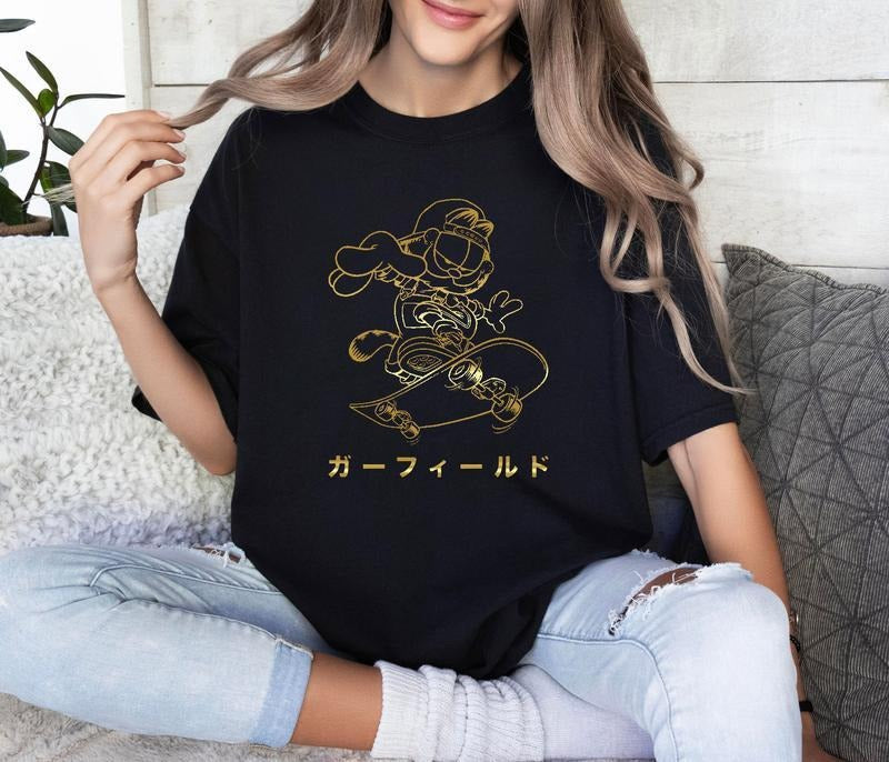 Cool Garfield Shirt, Garfield Shirt, Arm the Working Class Shirt, Cat Memes Shirt, Anime Shirt, Garfield Cowboy Shirt...