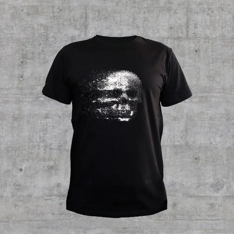 Cool Skull shirt, Unisex halloween Skull shirt, horror tshirt Made in USA Hoodie, Sweatshirt | RetroVerseTees.com