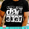 Coolest Dad Ever Retro Fathers Day Shirt, Retro Checker Dad shirt, Retro Dad funny shirt, Trendy Dad Hoodie, Sweatshirt