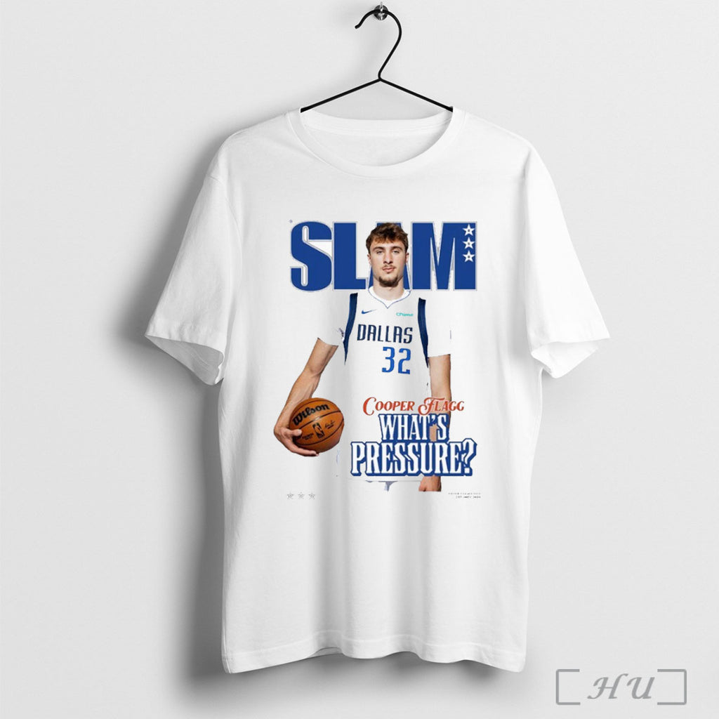 Cooper Flagg Slam Whats Pressure T Shirt