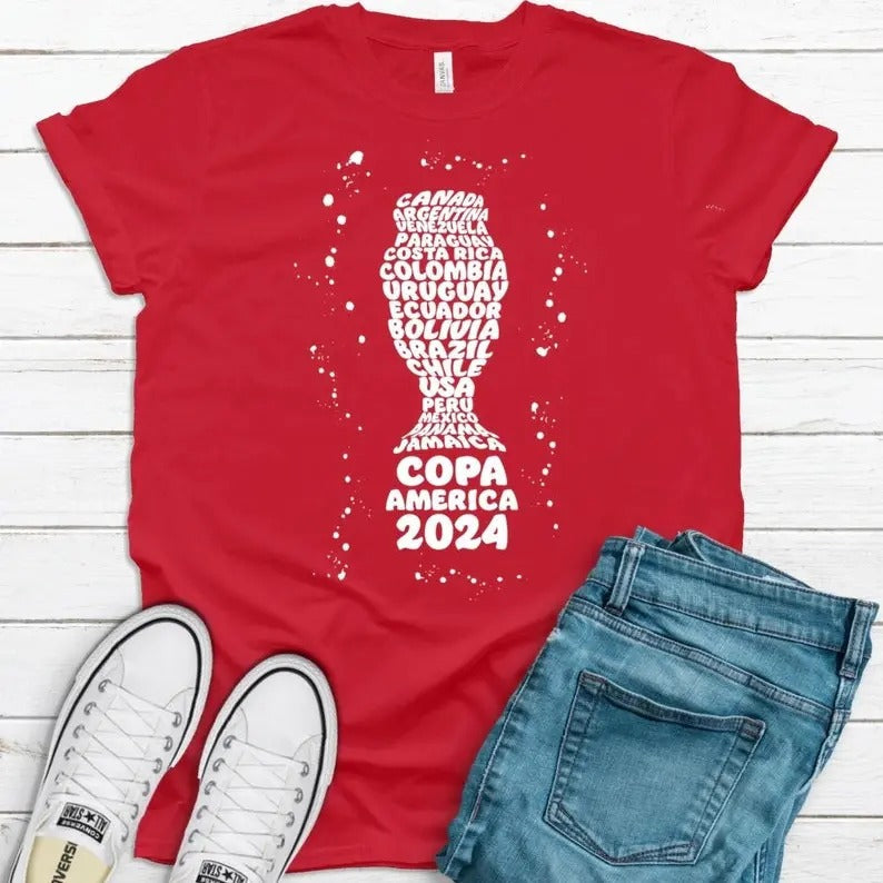 Copa America 2024 T Shirt Hoodie Sweater Sweatshirt | RetroVerseTees.com